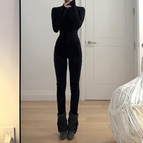 Niihai black low rise skinny - Picture 2 of 8